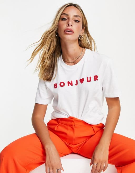 Bonjour Heart Tee