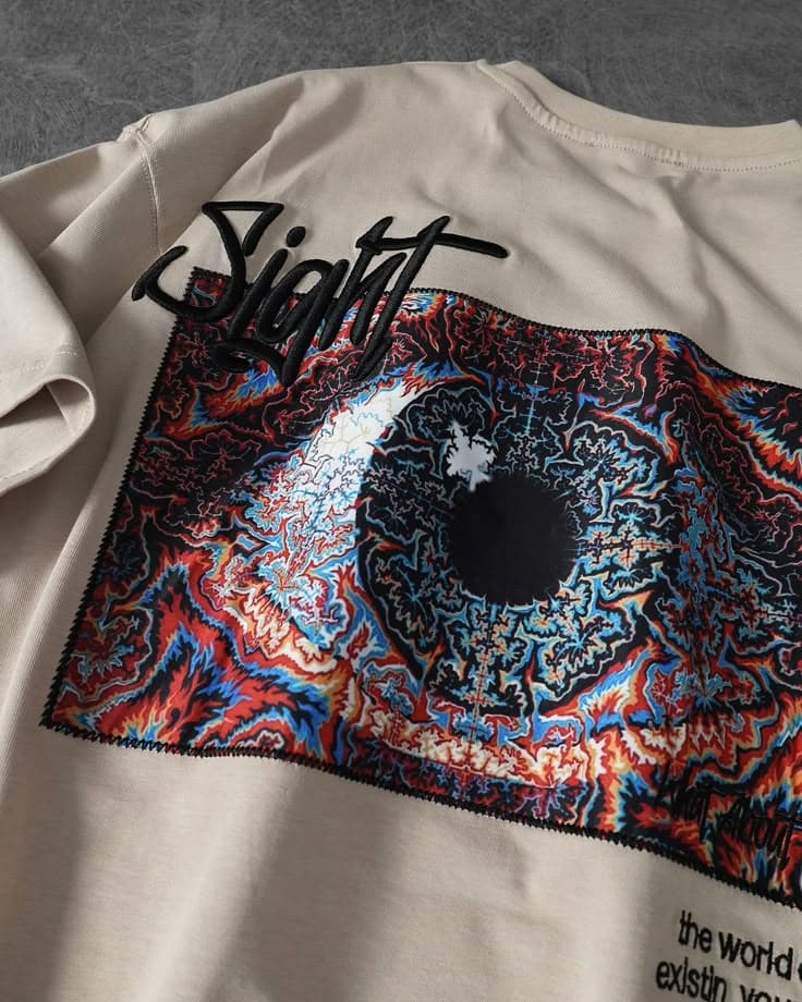 Slatra SİGHT Patch ve Nakış Baskılı Oversize…